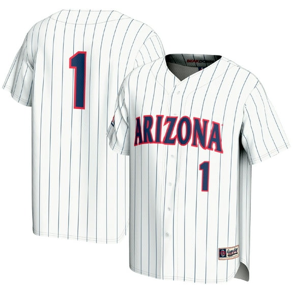 Youth GameDay Greats #1 White Arizona Wildcats Lightweight Baseball Fashion Jersey