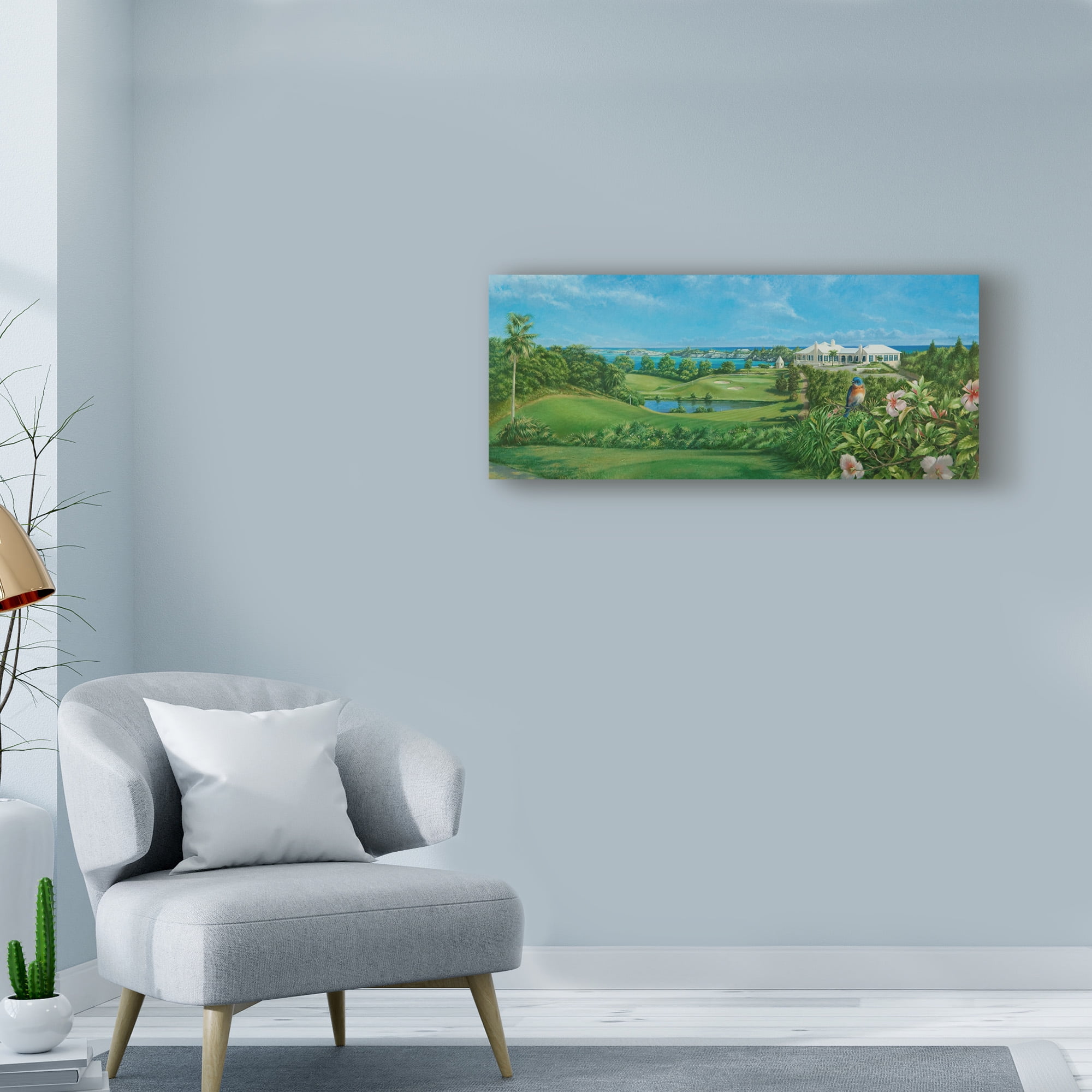 Trademark Fine Art 'Golfcourse' Canvas Art by Michael Jackson