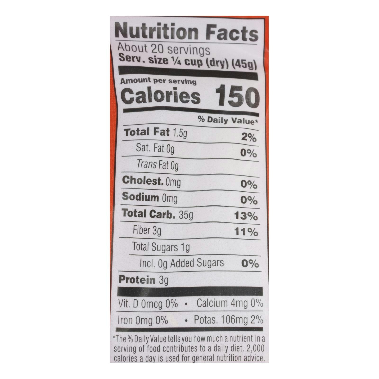 Lundberg Brown Short Grain Organic Rice 32 oz (Pack Of 6)