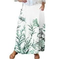 thumbnail image 2 of Wancir Women's High Elastic Waist A-Line Pleated Chiffon Skirt Midi A-Line Swing Skirts, 2 of 5