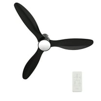 52" Ceiling Fans with Light Remote Control,Indoor Outdoor Ceiling Fan for Patio Living Room,Bedroom,Office