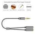 thumbnail image 4 of 3.5mm 1 Male to 2 Female Ports Headphone Microphone Audio Cable Adapter Splitter, 4 of 7