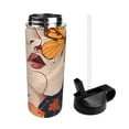 thumbnail image 2 of Vsdgher Butterfly Floral Elegance for Insulated Stainless Steel Water Bottle,18oz Sports Water Bottle Stainless Steel Reusable Tumbler for Sports, Travel, and School, 2 of 8