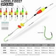 thumbnail image 3 of Catfish Fishing Rigs - Bank Fishing Set with 5pcs/Set, 6/0, 8/0, 10/0 Circle Hooks Circle Hooks, High Visibility, Ready to Use Catfish Rigs, 3 of 10
