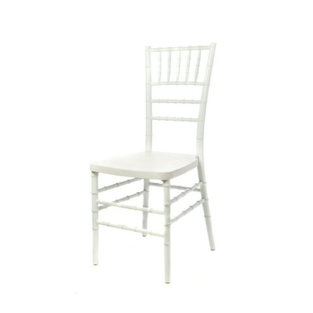 CSP Commerical Seating Products Resin White Crystal Chiavari Chairs