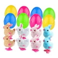 thumbnail image 1 of Huevos de Pascua precargados con conejitos de peluche, muñecos de regalo, animales de peluche, conejos conjunto de 8, 1 of 9