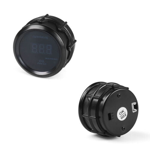 2" 52mm Blue Digital LED 0-150 Psi Oil Pressure Gauge Press Meter with Sensor