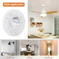 thumbnail image 5 of Ceiling Fan Light Replacement Panel Uniform Illumination 3CCT 3000K 4000K 6000K Memory Function Ceiling Fan LED Light for Home, 5 of 5