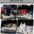 thumbnail image 2 of Bulopur Gothic Purple Bat Car Trunk Mat 29" x 39", Boho Moon Sun Bat Seamless Cargo Liner, Waterproof Non-Slip Rear Cargo Mat for Halloween Vehicle Decor, 2 of 4