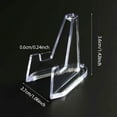 thumbnail image 2 of Mini Acrylic Easel Coin Display Stand, 20PCS Acrylic Clear Coin Stands Trading Card Display Stand Mini Card Holder for Cards Coins Medals Handicrafts Collectibles Display 1.42 inch Tall, 2 of 9