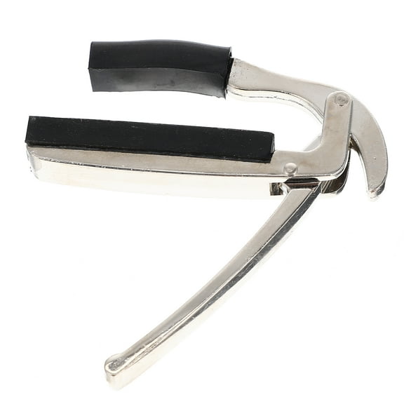 Guitar Capo with Stable Pressure and High Elastic Spring for Guitar in Silver Color Suitable for All Skill Levels 3.5 inches