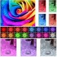 thumbnail image 4 of Crystal Table Lamp,Rechargeable Diamond Night Touch Lamp,16 Color Mode Usb-C Charging Rgb Color Change for Bedroom Living Room, 4 of 8