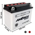 thumbnail image 2 of America 6-5L-B 12V 6.5Ah Bci para Moto, 2 of 5