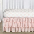 thumbnail image 2 of Sweet Jojo Designs Watercolor Floral Burgundy Pink and White 4 Piece Crib Bedding Set, 2 of 6