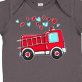 thumbnail image 4 of Inktastic Valentine Fire Truck with Hearts Boys or Girls Baby Bodysuit, 4 of 5