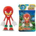 thumbnail image 6 of FleXfigs: Sonic & Knuckles - 2 Character Pack - Sonic The Hedgehog Articulated Action Figures, Flex It - Pose It!, Collectible Toy Miniatures, Kids 3+, 6 of 7
