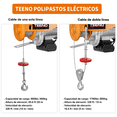 thumbnail image 3 of Polipasto Eléctrico BLOOSOM de Carga 400/800kg 20 M 110V, 3 of 4
