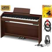 Casio Privia PX 860 STANDARDB 88 Key Digital Piano Deluxe Bundle - Walnut, PX860BN STANDARDB