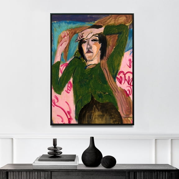 Woman in the Green Blouse - ca. 1912–1913 | Ernst Ludwig Kirchner | Premium Fine Art Print | 20th Century German | Expressionism | Portrait