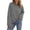 05-Gray, variant on Yutgune Women's Striped Sweatshirt Crew Neck Long Sleeve Shirts Loose Casual Fall Top