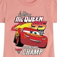 thumbnail image 3 of Disney's Cars - Lightning Mc Queen Seven Time Champ - Toddler And Youth Girls Short Sleeve Graphic T-Shirt, 3 of 5