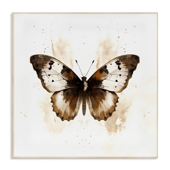 Stupell Industries Brown Washed Moth Canvas Wall Art, design by Creative Studio, 36 x 36