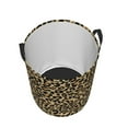 thumbnail image 3 of Goofa Leopard Print Printed Circular Hamper,Laundry Basket with Handles,Storage Baskets Foldable,Large Capacity Laundry Hamper-Medium, 3 of 8