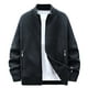 thumbnail image 2 of Blusa y camisa de manga larga con cuello alto para hombre, sudadera deportiva de poliéster de color liso a la moda con cuello alto y manga larga para hombre., 2 of 5