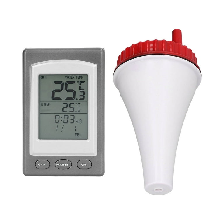 Pool Temperature Meter, Multi Function Floating Wireless Swimming Pool  Thermometer Convenient For Pool 