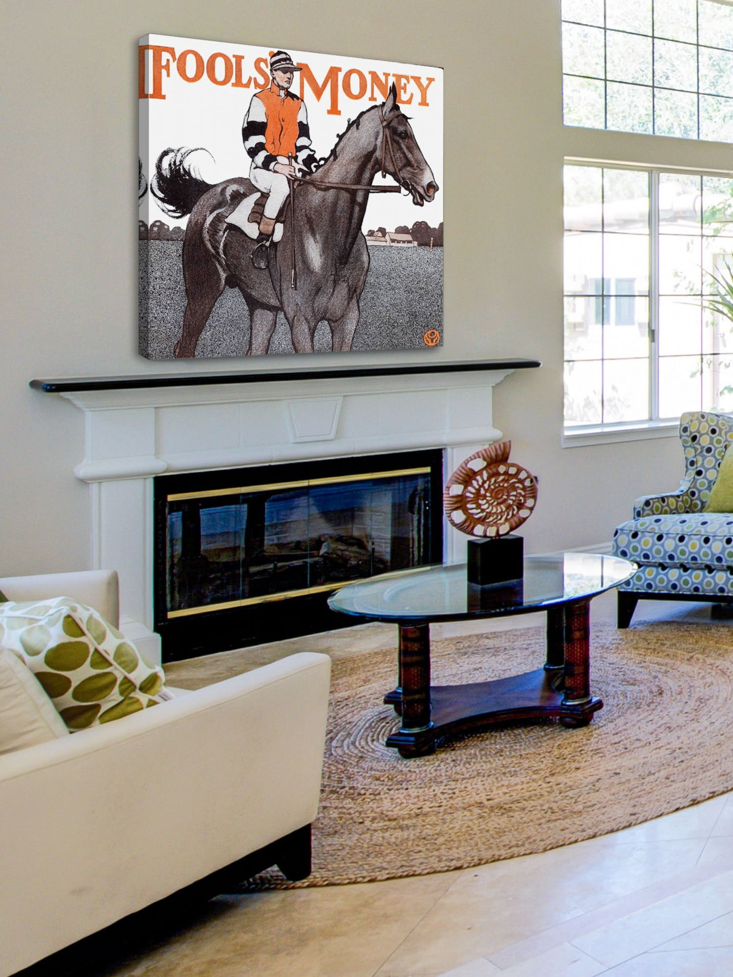 Marmont Hill Fools Money by Edward Penfield Painting Print on Canvas