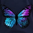 thumbnail image 3 of CafePress - Galactic Butterfly Long Sleeve T Shirt - Women's Long Sleeve Graphic Tee Casual Fit, 3 of 4