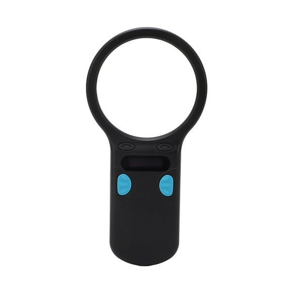 Animal Tag Scanner, Magnifying Glass Pet Microchip Scanner Wireless Identification LED Light For Dog For Pig For Animal Management