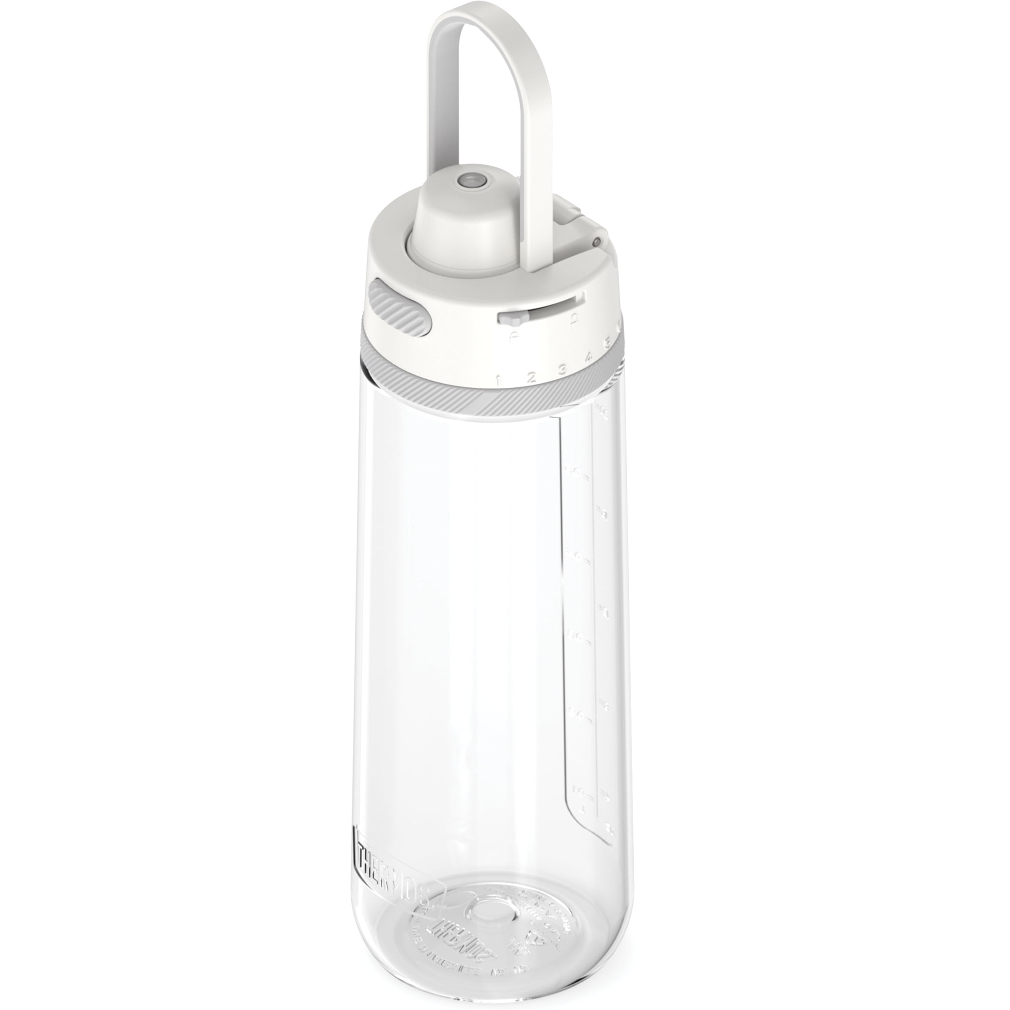 Thermos Vacuum Bottle w/Glass Insert Model #60-100 White Speckled Finish 1  Liter