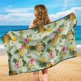 thumbnail image 6 of XYZCANDO Lemon Flower Pattern Car Seat Towel Cover, Non-Fading Car Cushion Seat Covers Durable Machine Washable for Trucks Sedans, 6 of 11