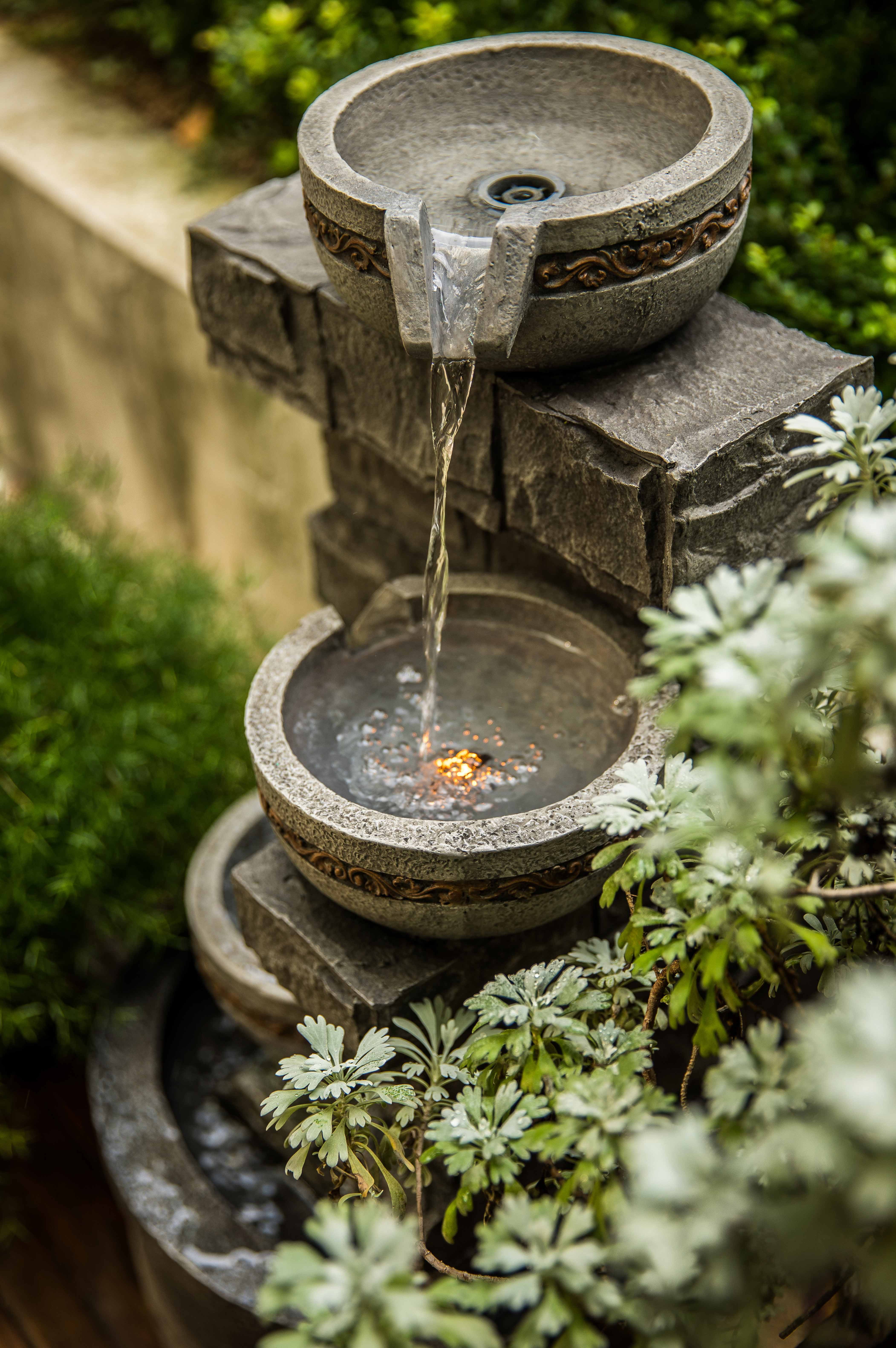 Create a Serene Outdoor Oasis with Our Beautiful Garden Fountains Outdoor - Relax to Soothing Sounds of an Outdoor Water Fountain