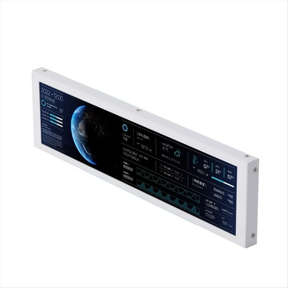 Monitor Secundario Turing IPS Tipo C de 8,8 Pulgadas: Vitrina Inteligente para Monitorización de CPU, GPU y RAM con Interfaz USB, Color