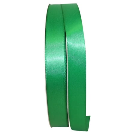 UPC: 0604947226150 | JAM Paper Satin Double Face Emerald Polyester Ribbon  3600  x 0.87
