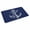 Blue, variant on Nautical Anchor Door Mat Indoor Outdoor,Navy Blue Coastal Marine Minimalist Rope Non Slip Welcome Mat with Rubber Backing,Absorbent Fabric Front Door Mats Entryway Rug for Home Patio Entrance 24"x36"