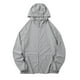 thumbnail image 2 of pstuiky hombres de manga larga, Blusa informal de color liso con capucha y mangas raglán para hombre, ideal para actividades al aire libre y a prueba de sol. tops de invierno para hombre xxl, 2 of 6