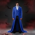 thumbnail image 5 of Men's Vintage Victorian Tailcoat Long Jacket Gothic Steampunk Halloween Cosplay Party, 5 of 6