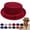 Wine, variant on longantii Breathable Sun Protection Cap Lightweight Mesh Pork Pie Hats for Men Dress Bowler Women Salt Mafia Black Derby Black