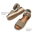 thumbnail image 7 of DREAM PAIRS Girls Flatform Wedge Open Toe Espadrille Sandals with Buckle Ankle Strap for Little Kid/Big Kid, 7 of 7