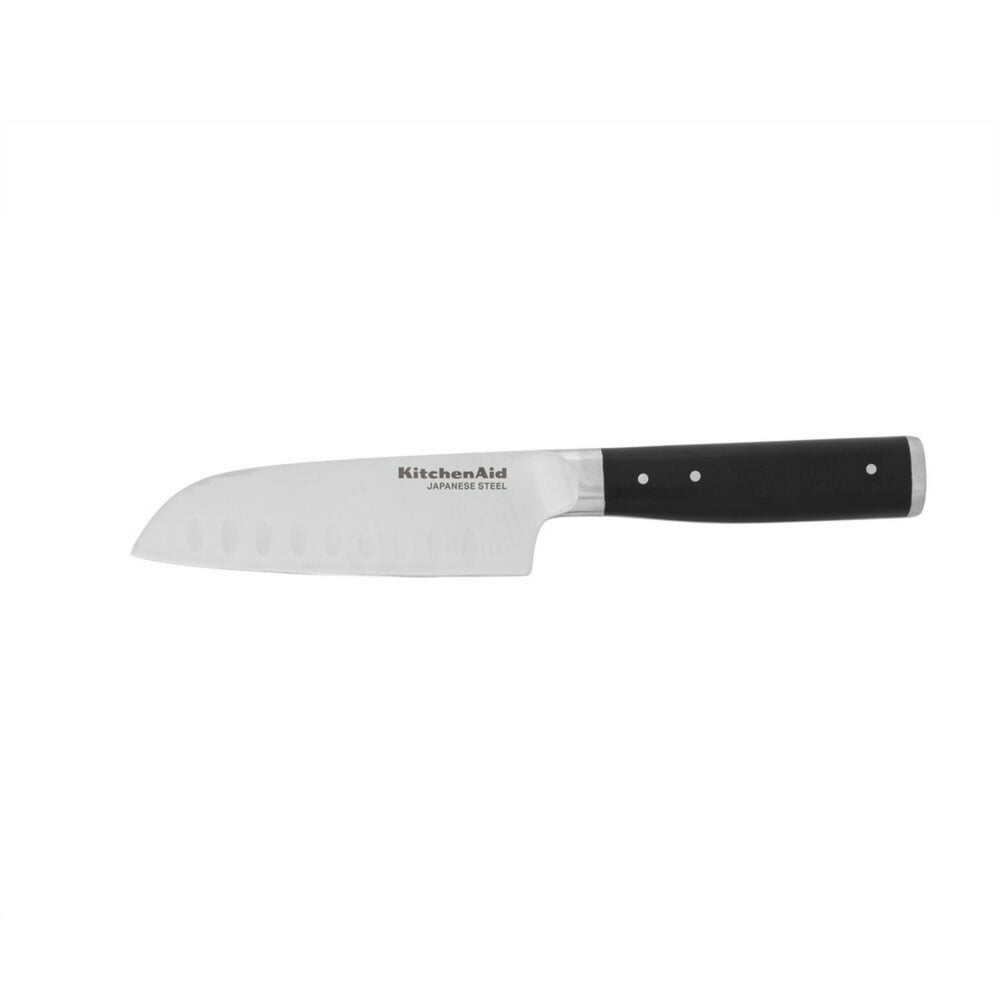 Kitchenaid Gourmet Santoku Knife, 5inch, Black