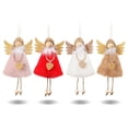 thumbnail image 1 of Billuyoard Paquete de 4 adornos navideños para árbol, ventana, puerta, muñecas DIY, adornos de ambiente de felpa, colgantes, centro comercial para el Kits de decoración para fiestas Billuyoard HA009028-00, 1 of 6