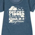 thumbnail image 3 of Instant Message - I'm A Pisces Daydream - Toddler & Youth Girls Fleece Dress, 3 of 6