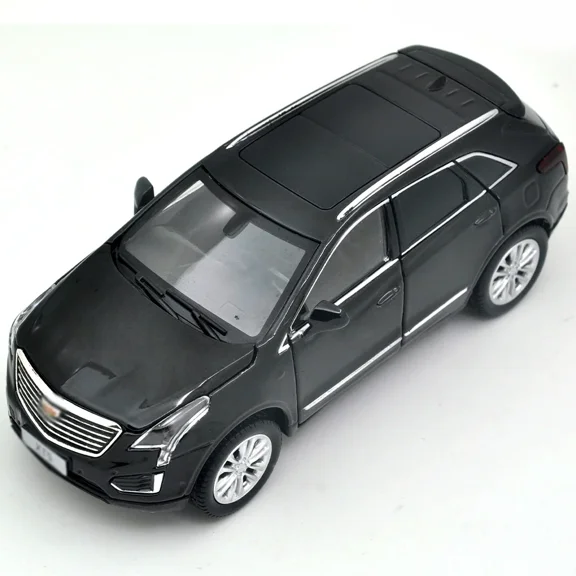 1/32 suitable for Cadillac XT5 die-casting metal alloy model car sound and light pull-back series children's toy gifts