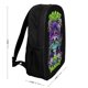 thumbnail image 3 of Stylish Cartoon Skull Pattern Backpack, Halloween Design School Bag, Trendy Versatile Book Bag, 3 of 4