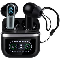 Wireless Earbuds for iPhone Android,AILKIN Bluetooth 5.3 Headphone 45Hrs Playtime In-Ear True Wireless Earbuds Headset Waterproof IPX7 Noise Cancelling with Charging Case,Wireless Earbud Small Ears