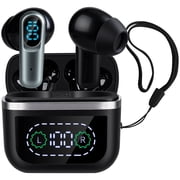 Wireless Earbuds for iPhone Android,AILKIN Bluetooth 5.3 Headphone 45Hrs Playtime In-Ear True Wireless Earbuds Headset Waterproof IPX7 Noise Cancelling with Charging Case,Wireless Earbud Small Ears