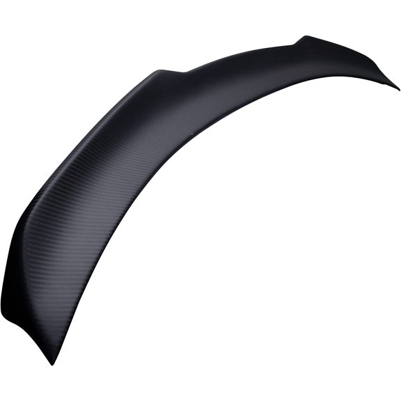 Cobra-Tek Real Carbon Fiber Rear Wing Spoiler Compatible With 2015-2022 Mustang S550 - Matte Black - Factory Style